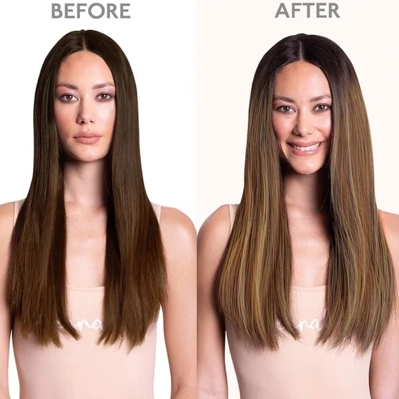 Double Weft Clip in Remy Human Hair Extensions Color #2/6/18 14 Inch 120g 7pcs - Picture 12 of 13